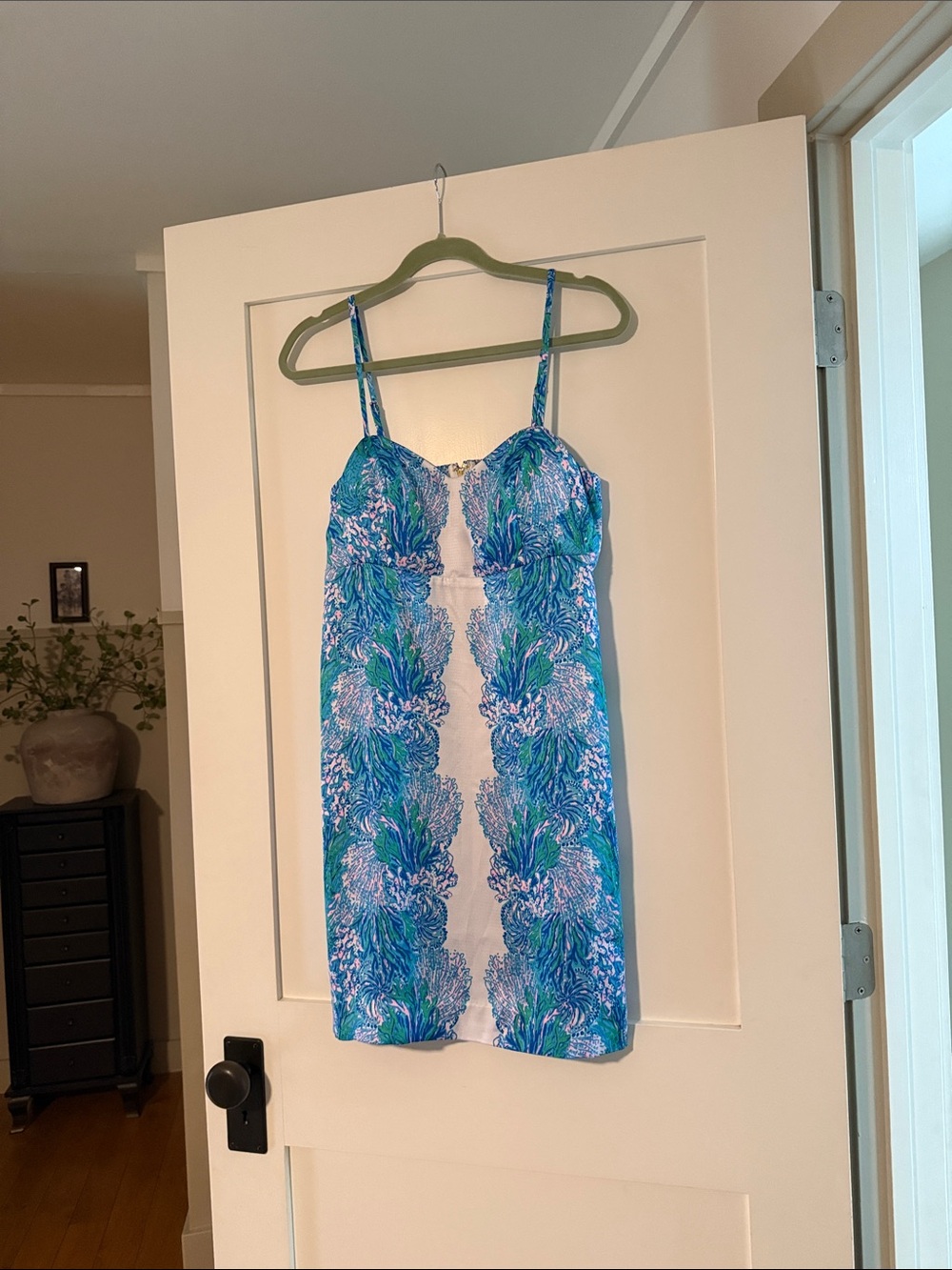 Lilly Pulitzer Blue & Pink Floral Mini Dress